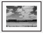 Desert Train in Black + White | Fine Art Photography Print
