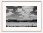 Desert Train in Black + White | Fine Art Photography Print