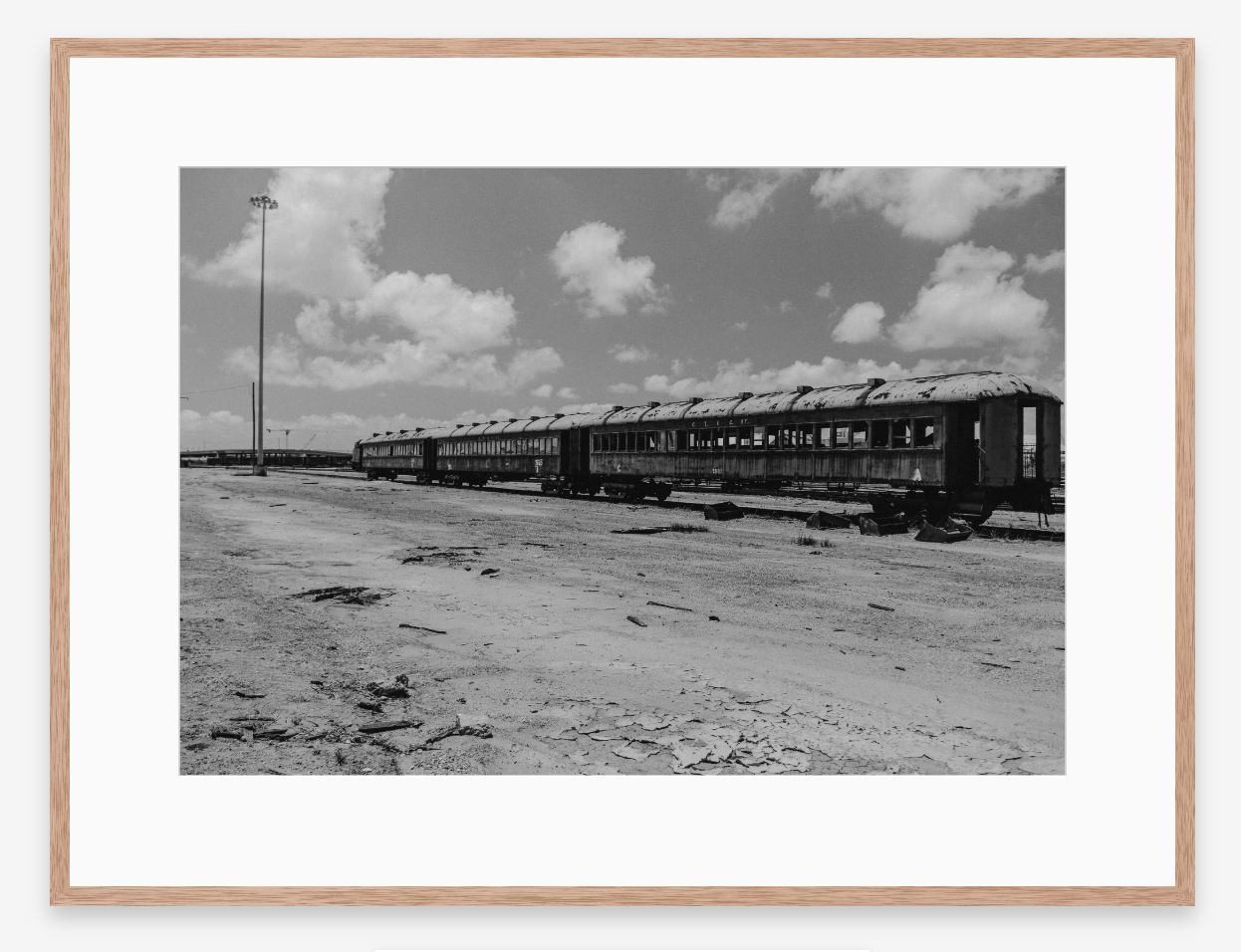 Train to Galveston | Vintage Texas TraintPhotography Print