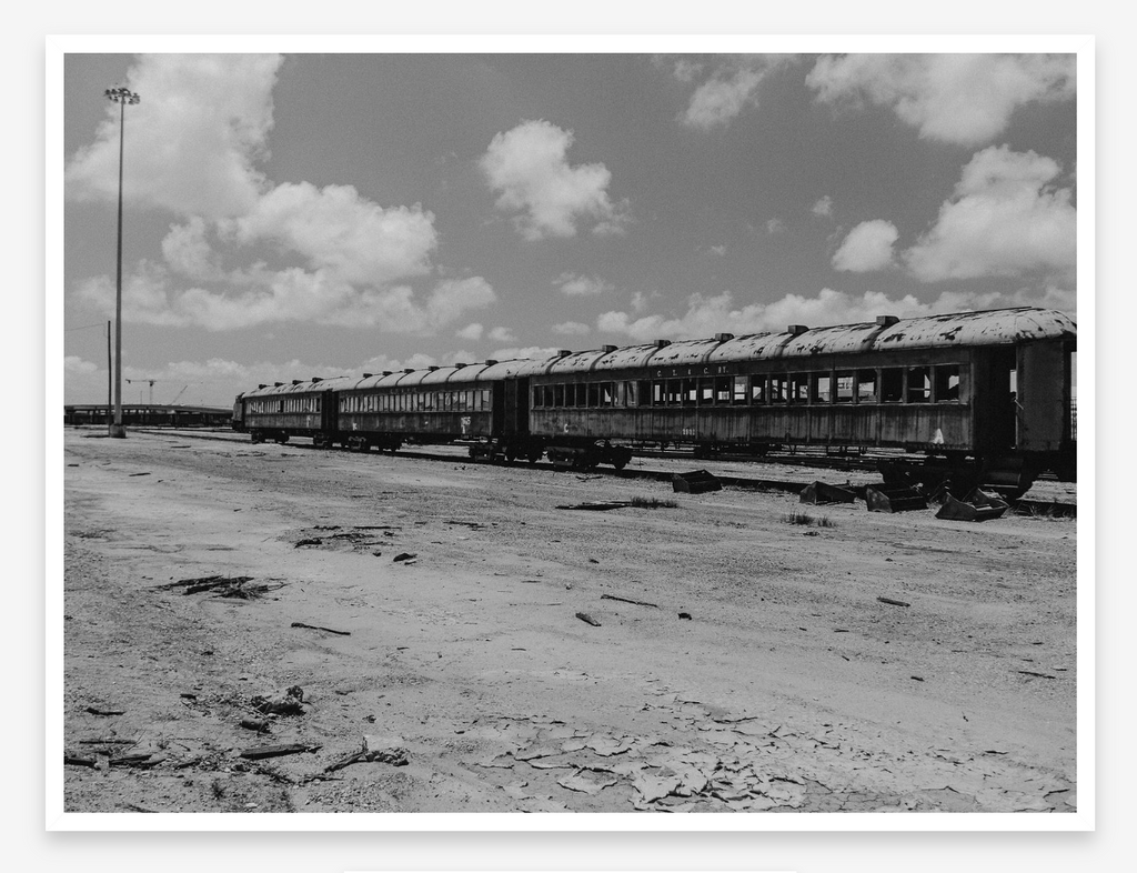 Train to Galveston | Vintage Texas TraintPhotography Print