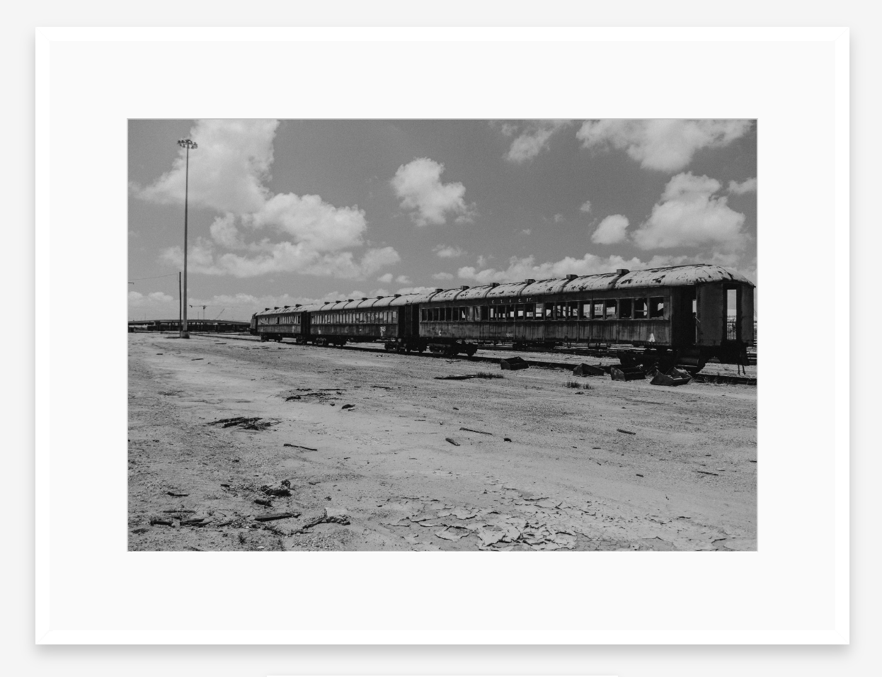 Train to Galveston | Vintage Texas TraintPhotography Print
