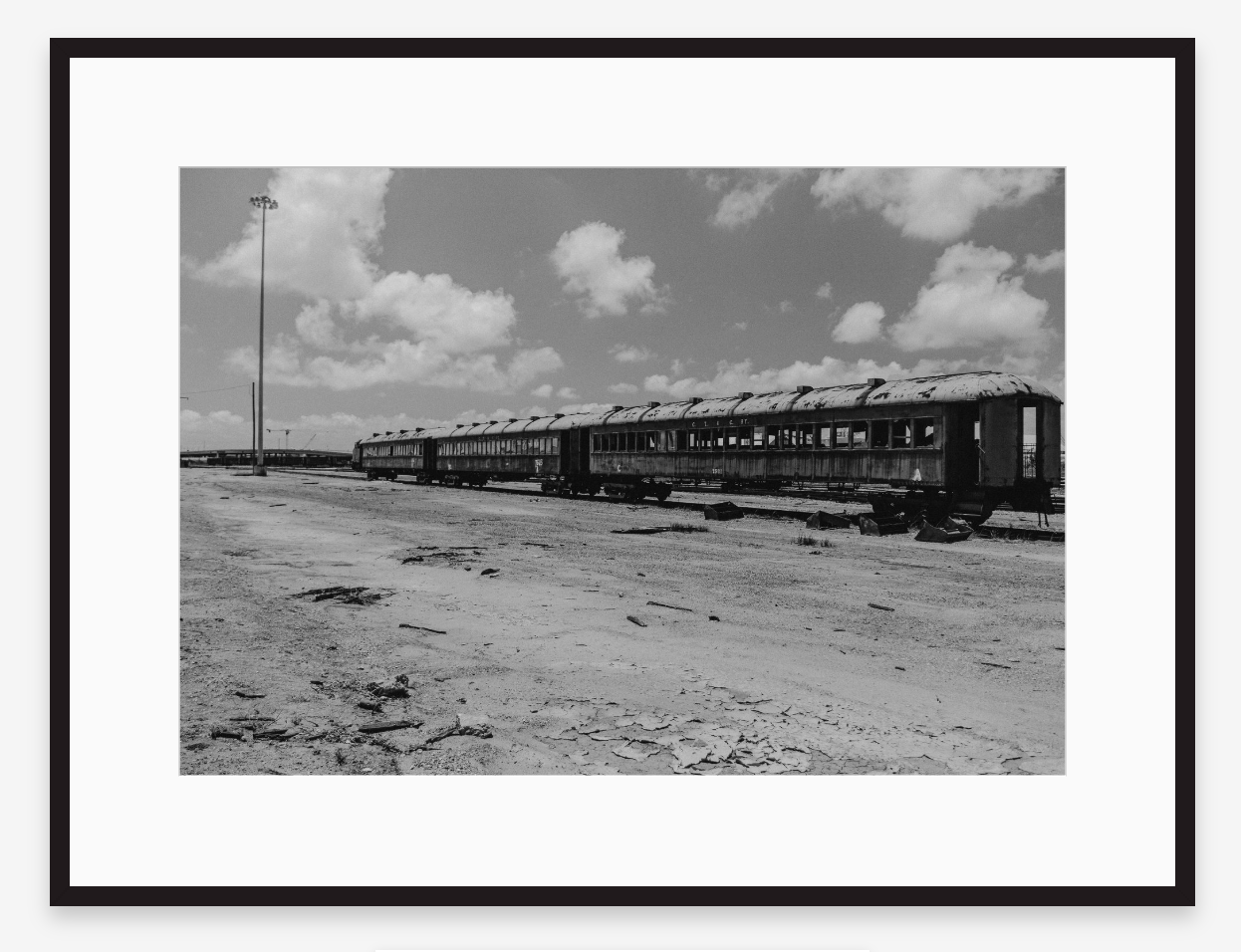 Train to Galveston | Vintage Texas TraintPhotography Print
