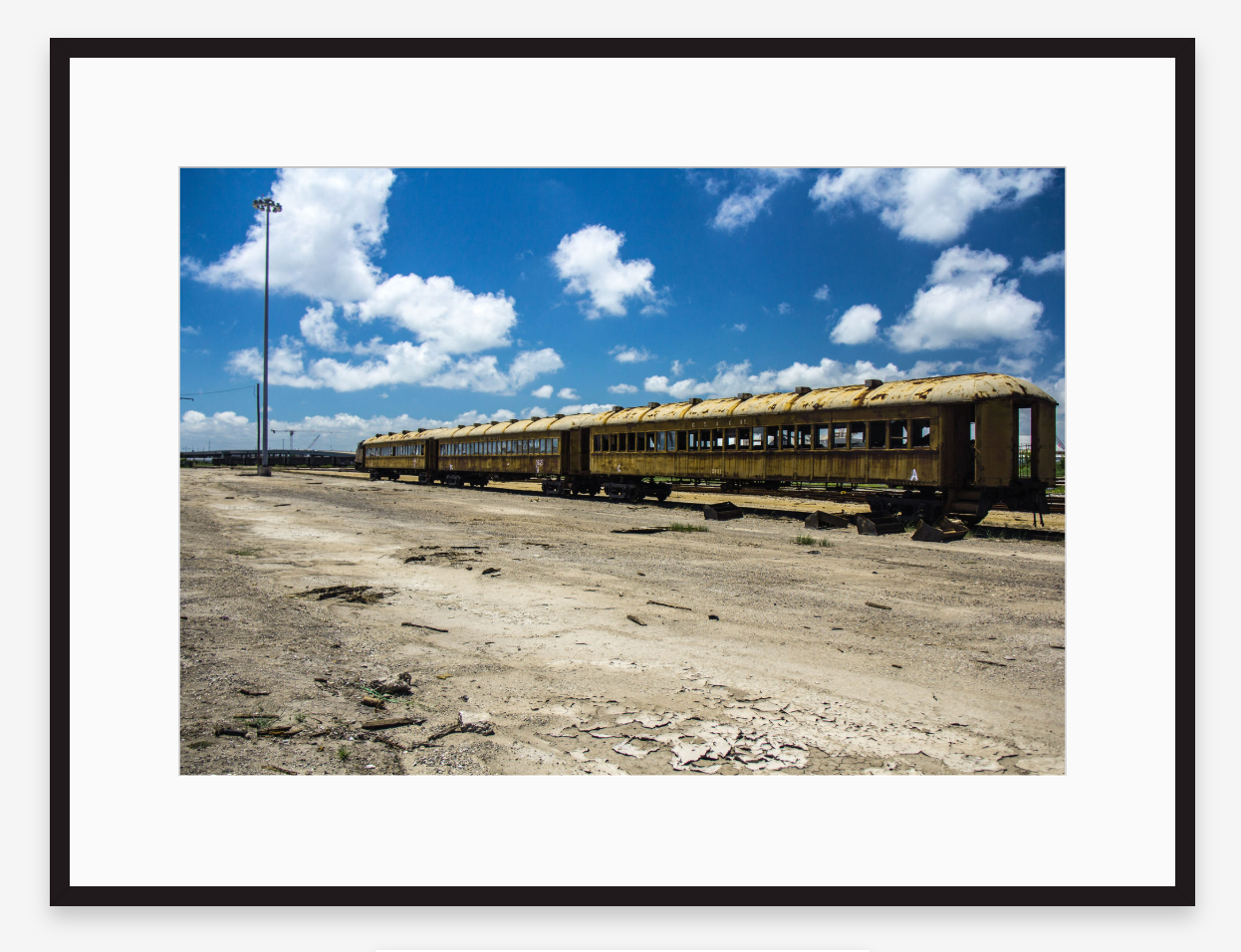 Train to Galveston in Color | Fine Art Photography Print