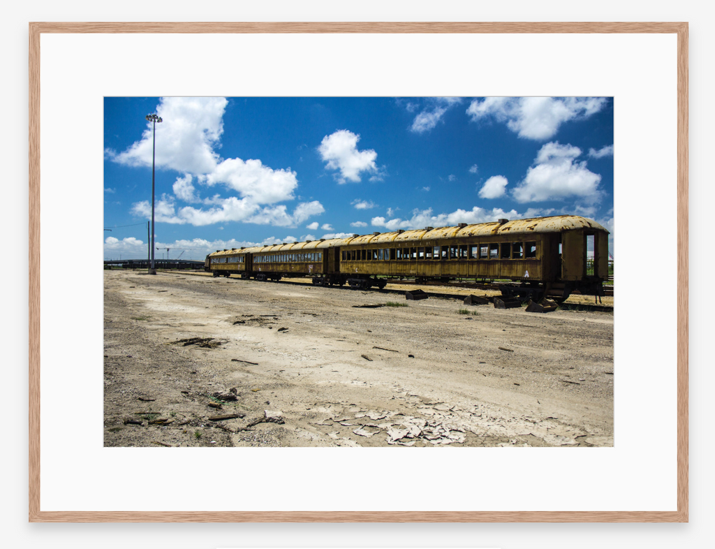 Train to Galveston in Color | Fine Art Photography Print
