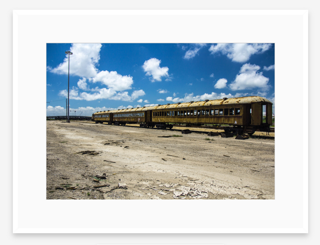 Train to Galveston in Color | Fine Art Photography Print