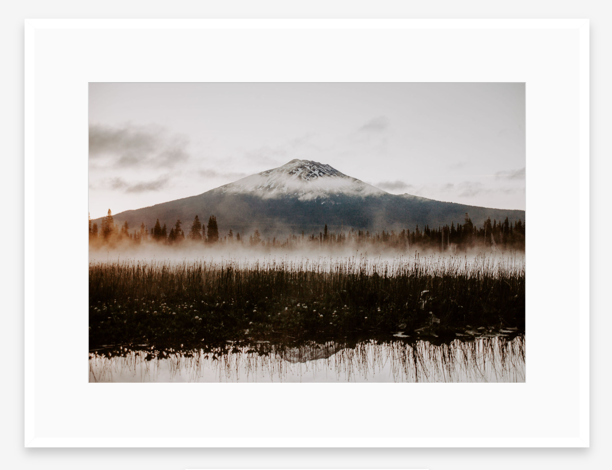 Misty Mountain | Mt Bachelor Fine Art Photography Landscape Print