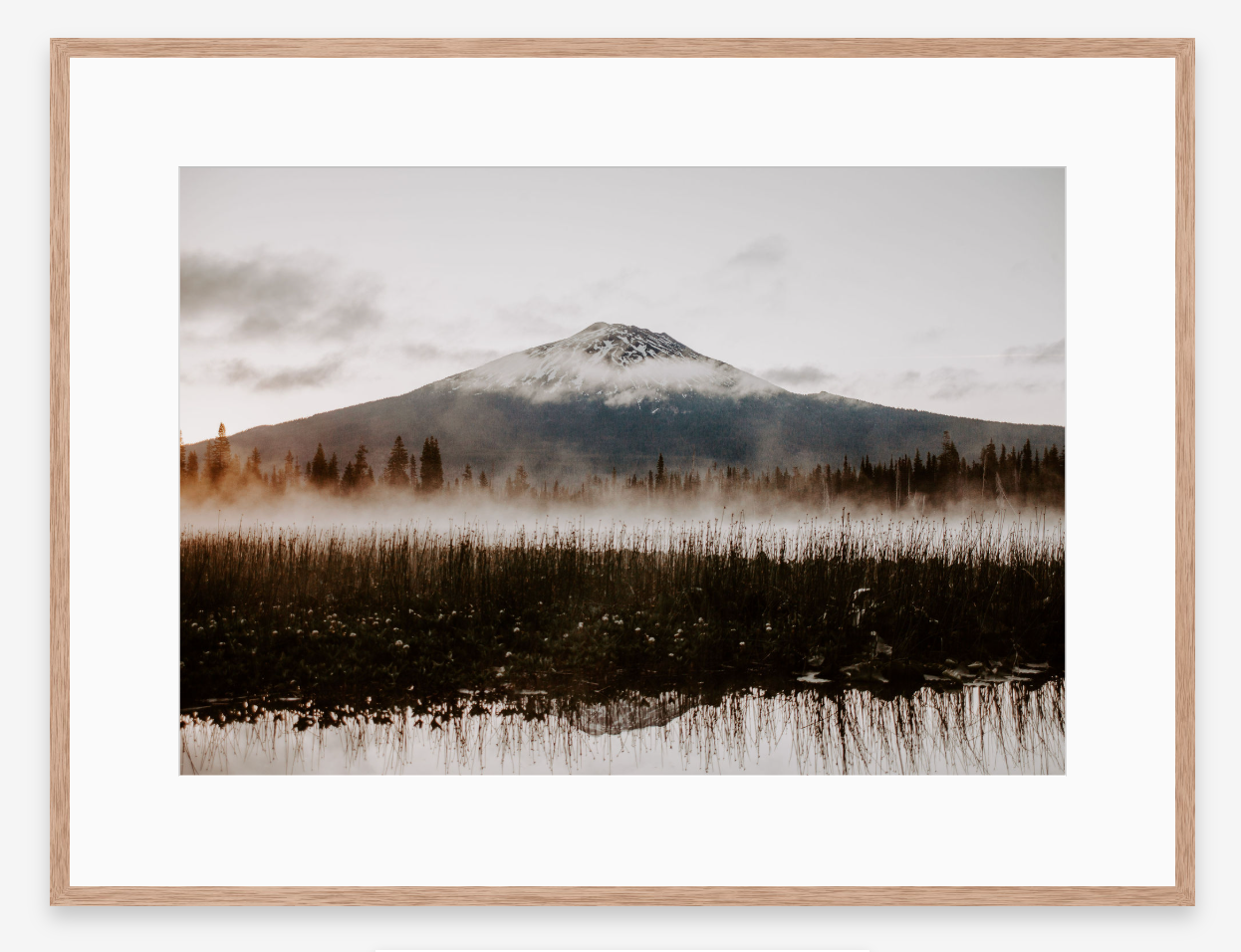 Misty Mountain | Mt Bachelor Fine Art Photography Landscape Print