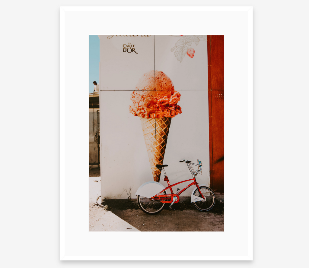 Ice Cream Stop | Street Art Photography Print